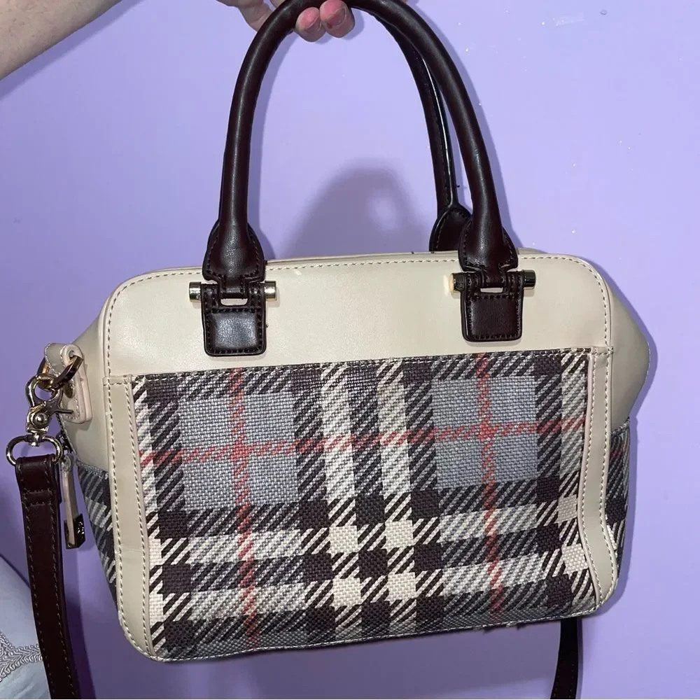 Spartina 449 Wymberly Box Satchel Yacht Club Mini Wallet Plaid Preppy Coastal